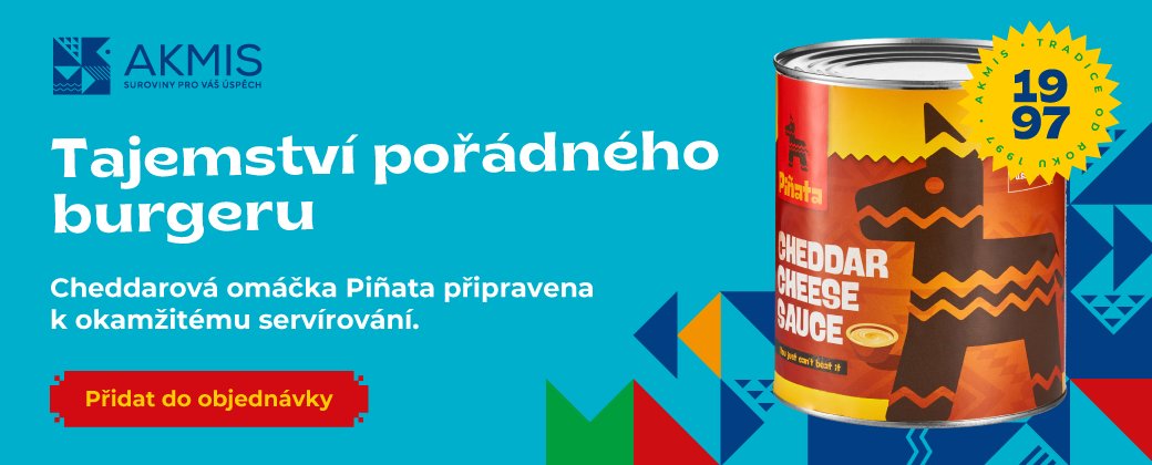 AKMIS - cheddarová omáčka Piňata