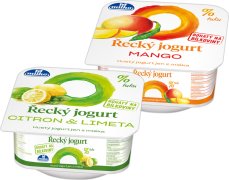 Fotografie produktu Řecký jogurt 0% mango + citron/limetka 140g;