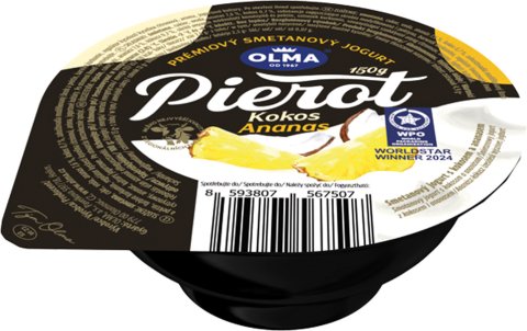 Pierot smetanový jogurt 7,5% kokos ananas