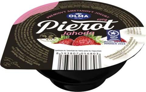 Pierot smetanový jogurt 7,5% jahoda