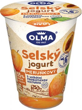 Selský jogurt meruňka 3,9% 180 g