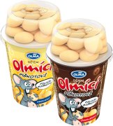 Fotografie produktu OLMÍCI jogurtoví MIX vanilka, čokoláda + piškoty 113g