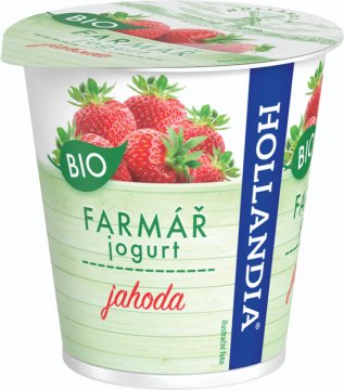 BIO Farmář Jogurt krémový jahoda 150g