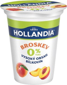 HOLLANDIA Jogurt nízkotučný broskev 150g
