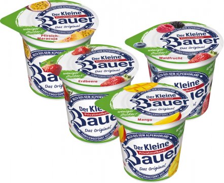 Ovocný jogurt se sladidlem a sníženým obsahem cukru