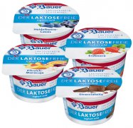 Fotografie produktu Lacto-Free ovocný jogurt 100g mix broskev-maracuja, jahoda, stracciatella, borůvka