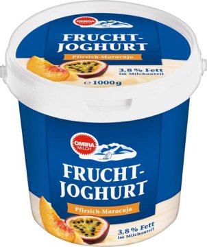Ovocný jogurt s broskovou a maracujovou příchutí
