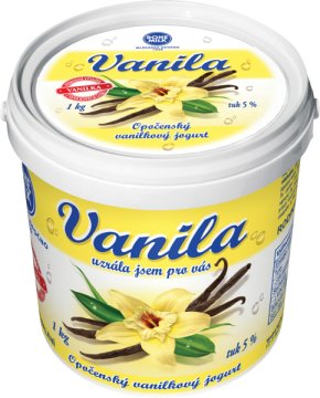 Jogurt s vanilkovou příchutí