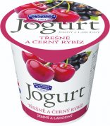 BM jogurt s třešněmi a s černým rybízem 150g