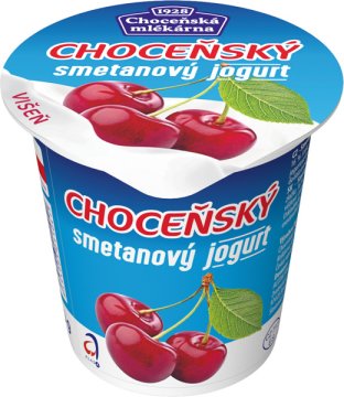 Smetanový jogurt višňový