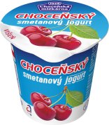 Fotografie produktu Choceňský smetanový jogurt višňový 150g