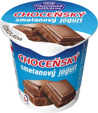 Smetanový jogurt čokoládový