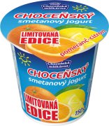 Fotografie produktu Choceňský smetanový jogurt  pomeranč citron 150g