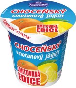 Fotografie produktu Choceňský smetanový jogurt pomeranč citron  150g                     