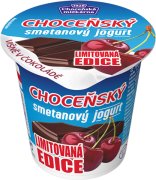 Fotografie produktu Choceňský smetanový jogurt višně v čokoládě 150g