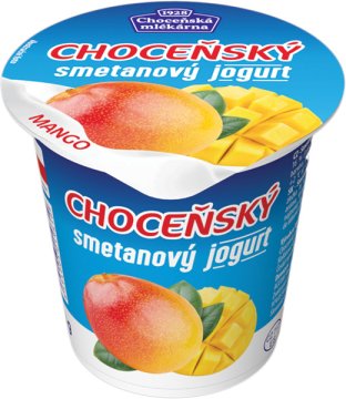 Smetanový jogurt ochucený