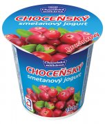 Fotografie produktu Choceňský smetanový jogurt brusinkový 150g