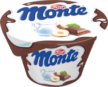 Fotografie produktu Monte dezert čokoládový s lískovými oříšky 150g
