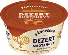 Fotografie produktu Bánovecký smetanový dezert - slaný karamel 135g