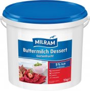 Fotografie produktu Milram Buttermilch Dessert se zahradním ovocem 5% 5kg