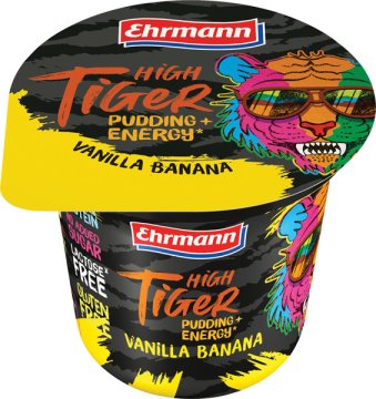 High Tiger Pudding & Energy Vanilka - Banán 200 g