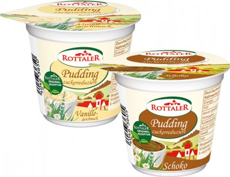 Rottaler pudink s redukovaným obsahem cukru