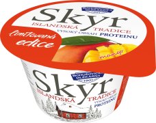 Fotografie produktu Skyr 0,1% tradiční islandský výrobek 130g - mango (limitovaná edice)