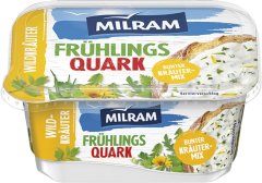 Fotografie produktu Milram Tvaroh s jarními divokými bylinkami 185g
