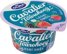 Fotografie produktu Cavalier tvarohový dezert lesní ovoce 2,9% 130g