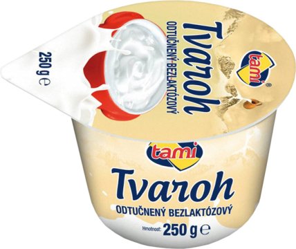 Termizovaný tvaroh odtučněný bezlaktózový