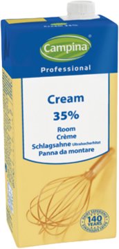 Smetana 35% na šlehání, ošetřeno UHT