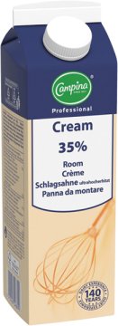 Smetana 35% na šlehání, ošetřeno UHT