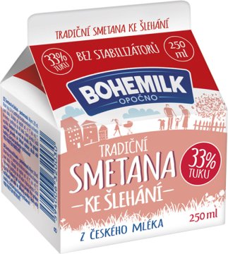 Tradiční smetana ke šlehání 33%