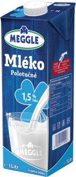 Trvanlivé polotučné mléko