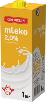 Mléko trvanlivé 2% tuku