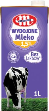 UHT Mléko bez laktózy UHT 1,5% 1l