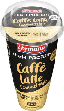 High Protein Caffe Latte - Caramel Style