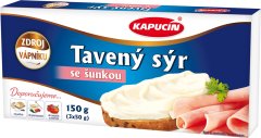 Fotografie produktu KAPUCÍN tavený sýr 48% 3D se šunkou 150g