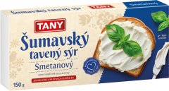 Fotografie produktu TANY Šumavský tavený sýr smetanový 150g