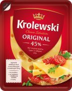 Sýr Krolewski 45% plátky 100g