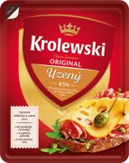 Sýr Krolewski 45% uzený plátky 100g