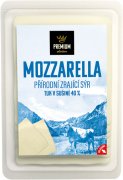 Fotografie produktu Mozzarella 40% plátky 100g