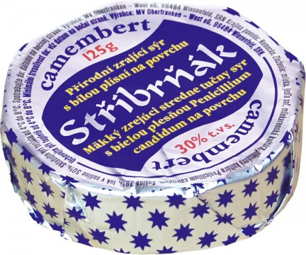 Přírodní zrající sýr s bílou plísní na povrchu se sníženým obsahem laktózy