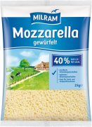 Fotografie produktu Milram Mozzarella 40% kostky 2kg