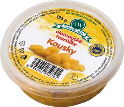 Olomoucké tvarůžky Kousky 125g