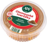 Fotografie produktu Olomoucké tvarůžky Kousky s kmínem 125g