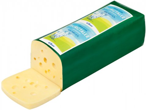 Polotvrdý sýr s tvorbou ok