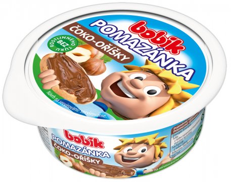 Smetanová pomazánka s jogurtem, čokoládou a oříšky, termizovaná