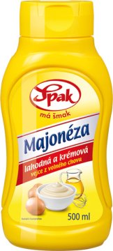 studená emulgovaná ochucená omáčka