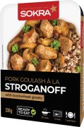 Fotografie produktu Vepřové maso a la Stroganov s pohankou 330g SOKRA